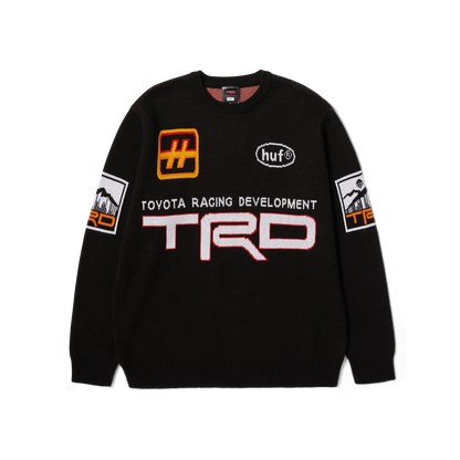 HUF TRD RACING SWEATER BLACK