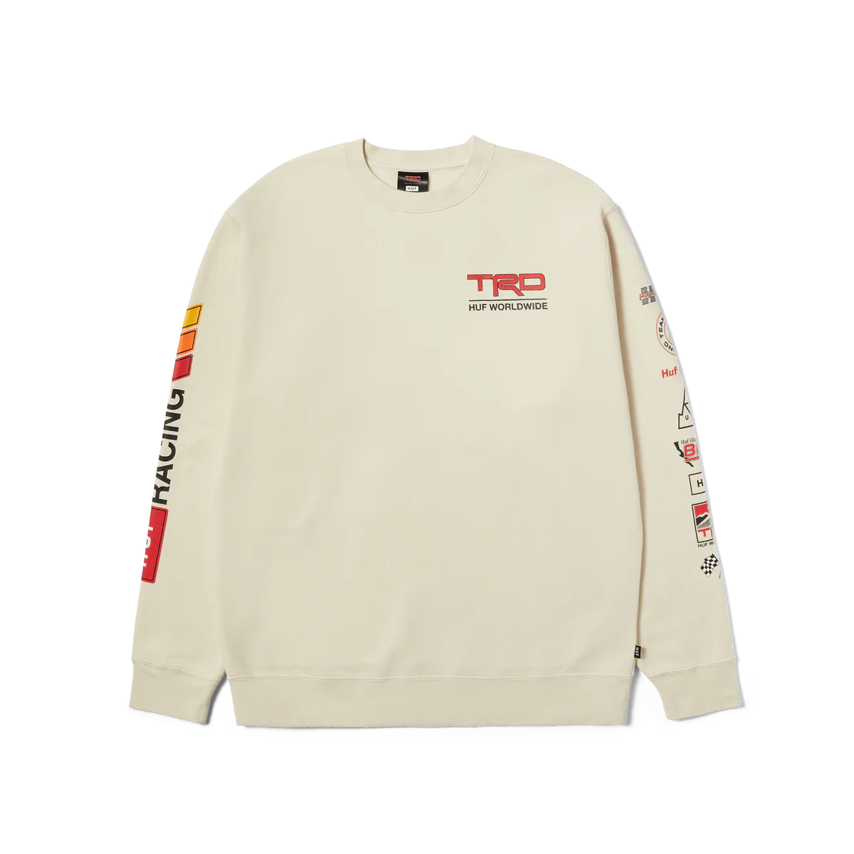 POLAIRE HUF CONCEPT CREWNECK BLANC