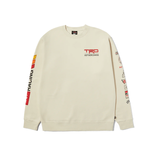 HUF CONCEPT CREWNECK FLEECE WHITE