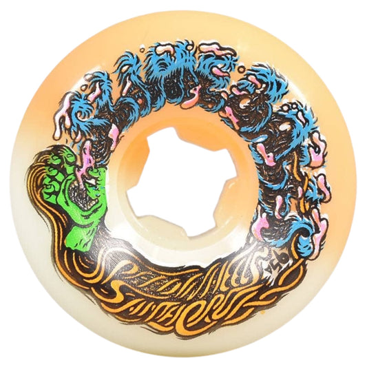 SLIME BALLS HAIRBALLS 50-50 WHITE ORANGE 95A WHEELS