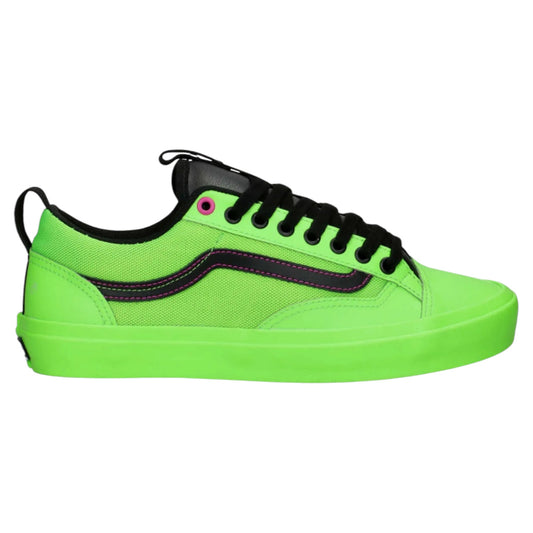 VANS SKATE OLD SKOOL 36+ ACID AIRBRUSH BLACK GREEN GECKO