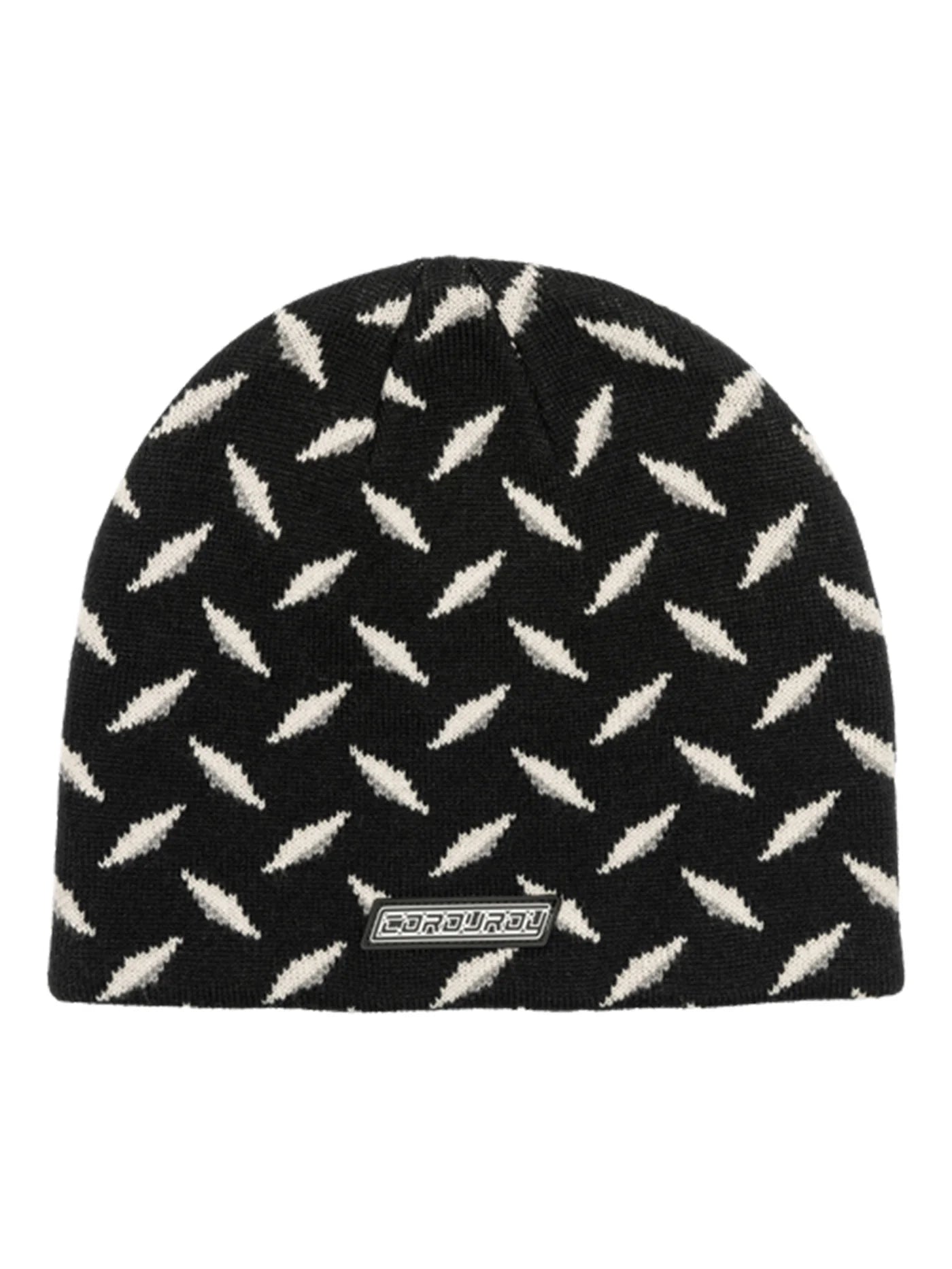 CORDUROY DIAMOND PLATE BEANIE