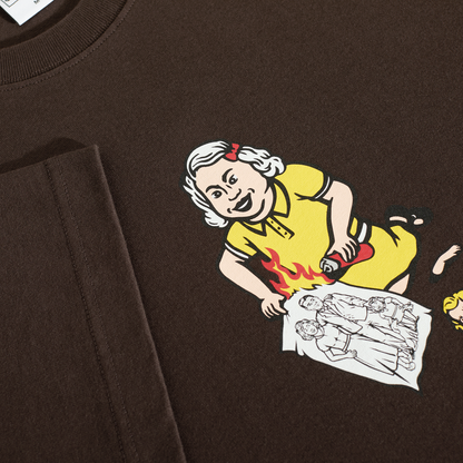 POLAR FAMILY AFFAIR TEE CHOCOLATE