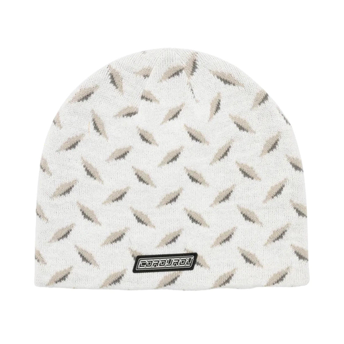 CORDUROY DIAMOND PLATE BEANIE