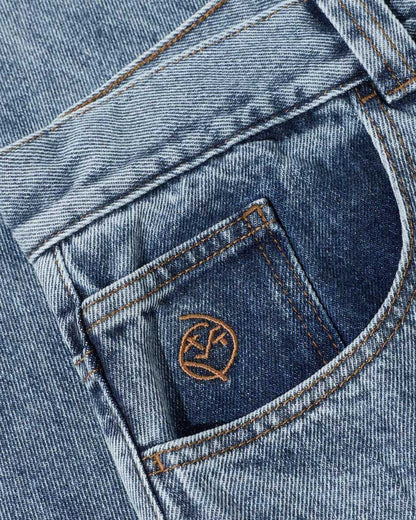 POLAR BIG BOY PANTS HEAVY WASHED BLUE