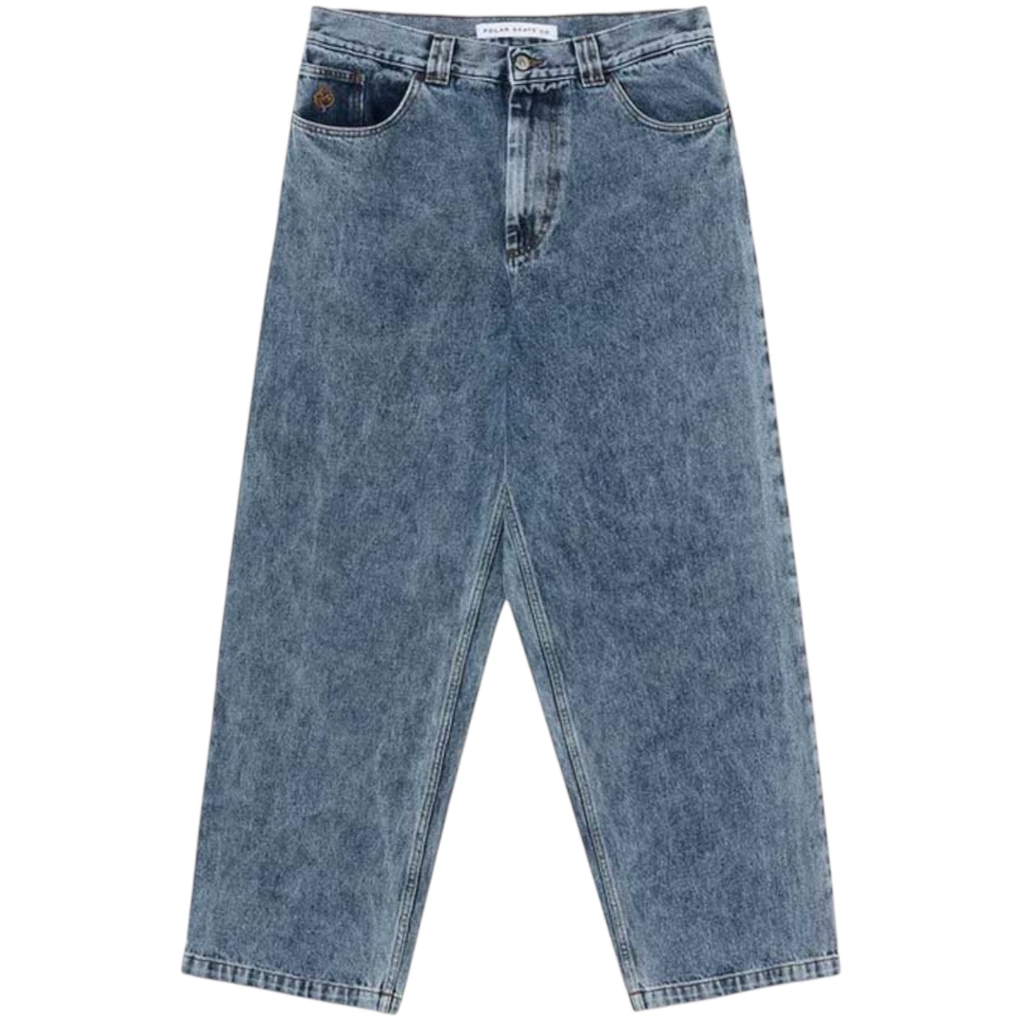 POLAR BIG BOY PANTS HEAVY WASHED BLUE