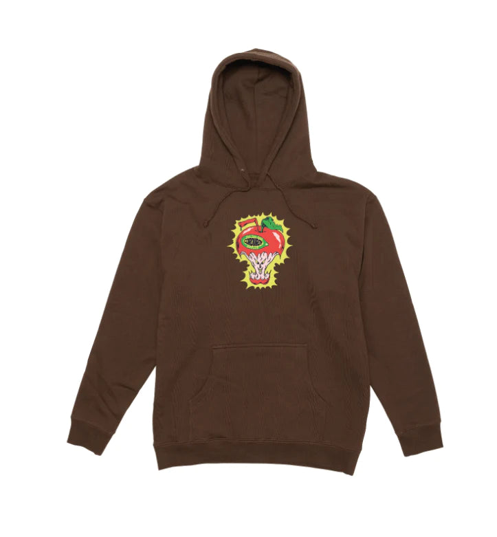 CORDUROY CORE HOODIE BROWN