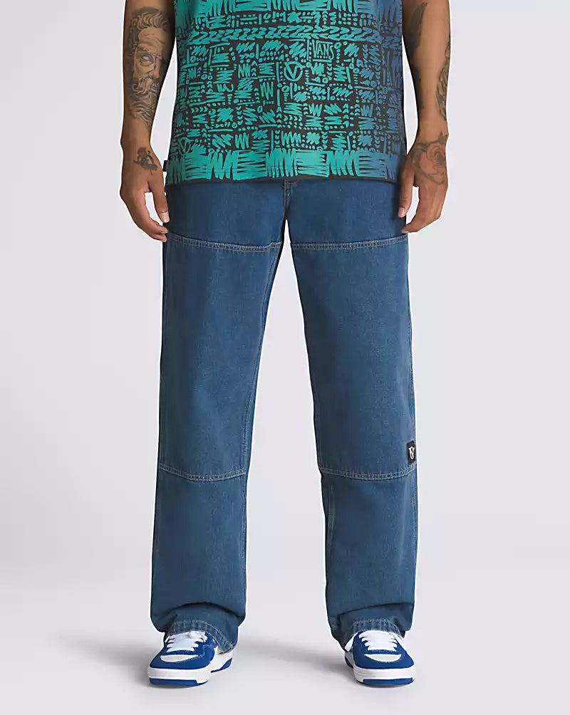 VANS ROWAN ZORILLA DRILL CHORE LOOSE FIT CARPENTER PANT VINTAGE INDIGO