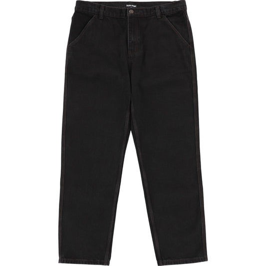 PASSPORT WORKERS CLUB STRAIGHT LEG JEAN R48 WASHED BLACK