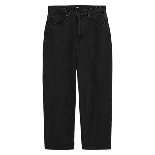VANS BOYS CHECK-5 LOOSE DENIM PANT BLACK RINSE