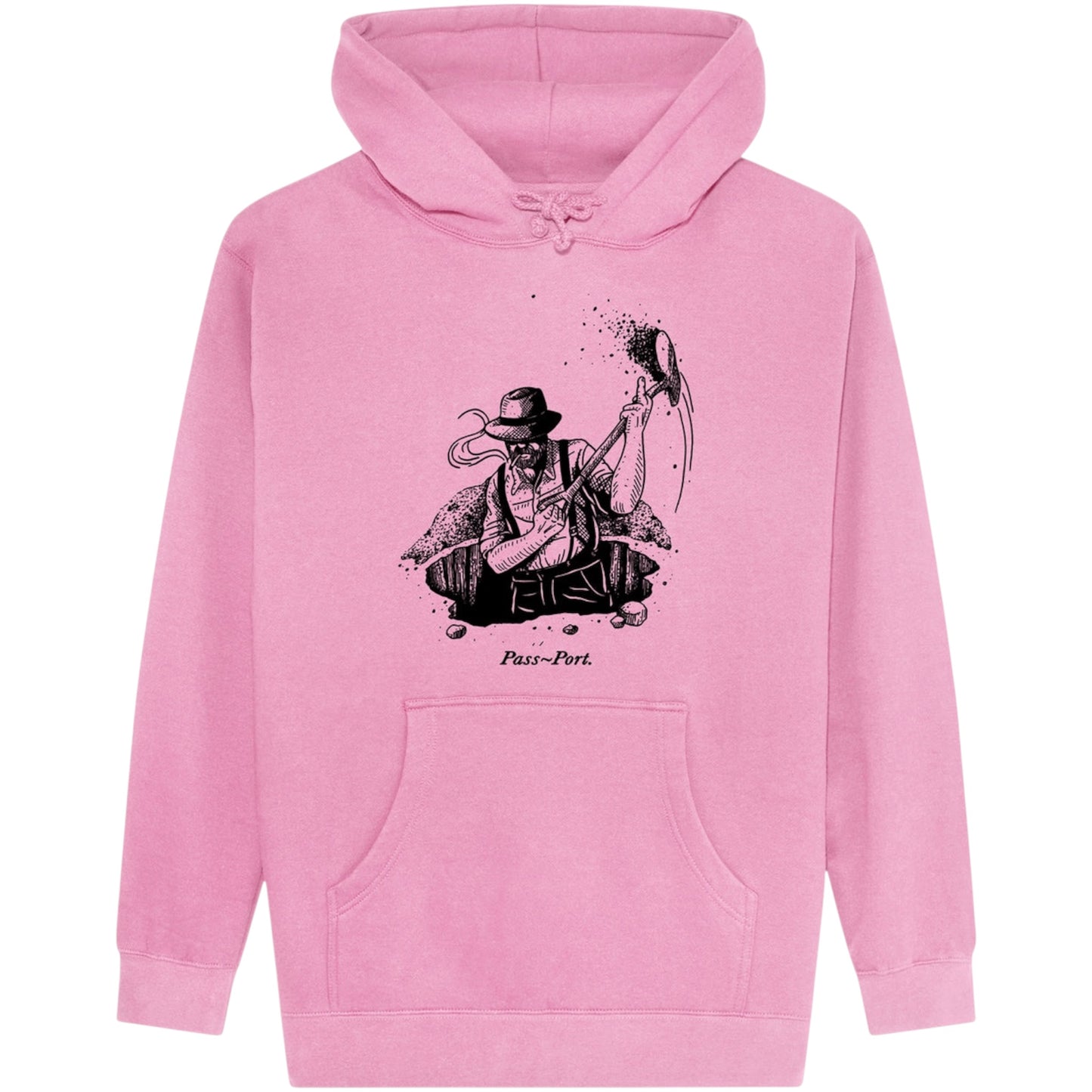 PASSPORT DIG HOOD PINK