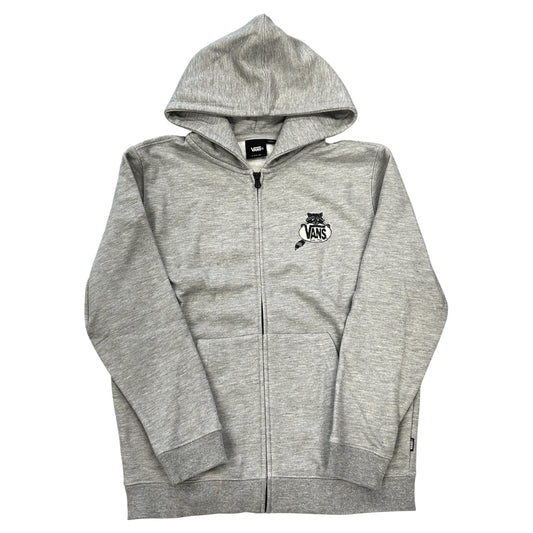 VANS BOYS DUMPSTER RACCOON FULL ZIP CEMENT HEATHER