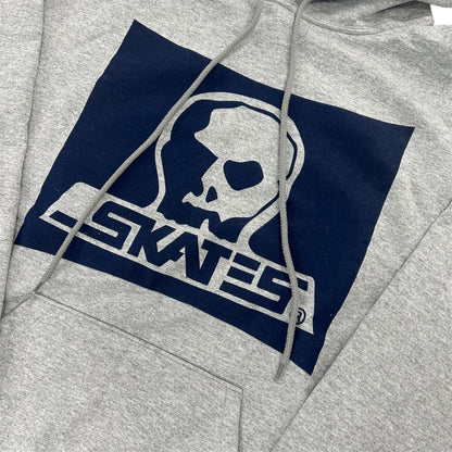 SKULL SKATES SURF BOX COLLEGIATE HOODIE HEATHER