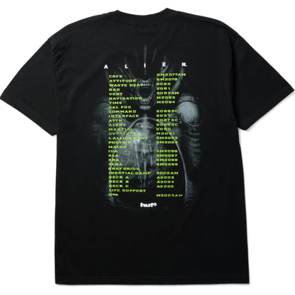 HUF MANIFEST SS TEE BLACK