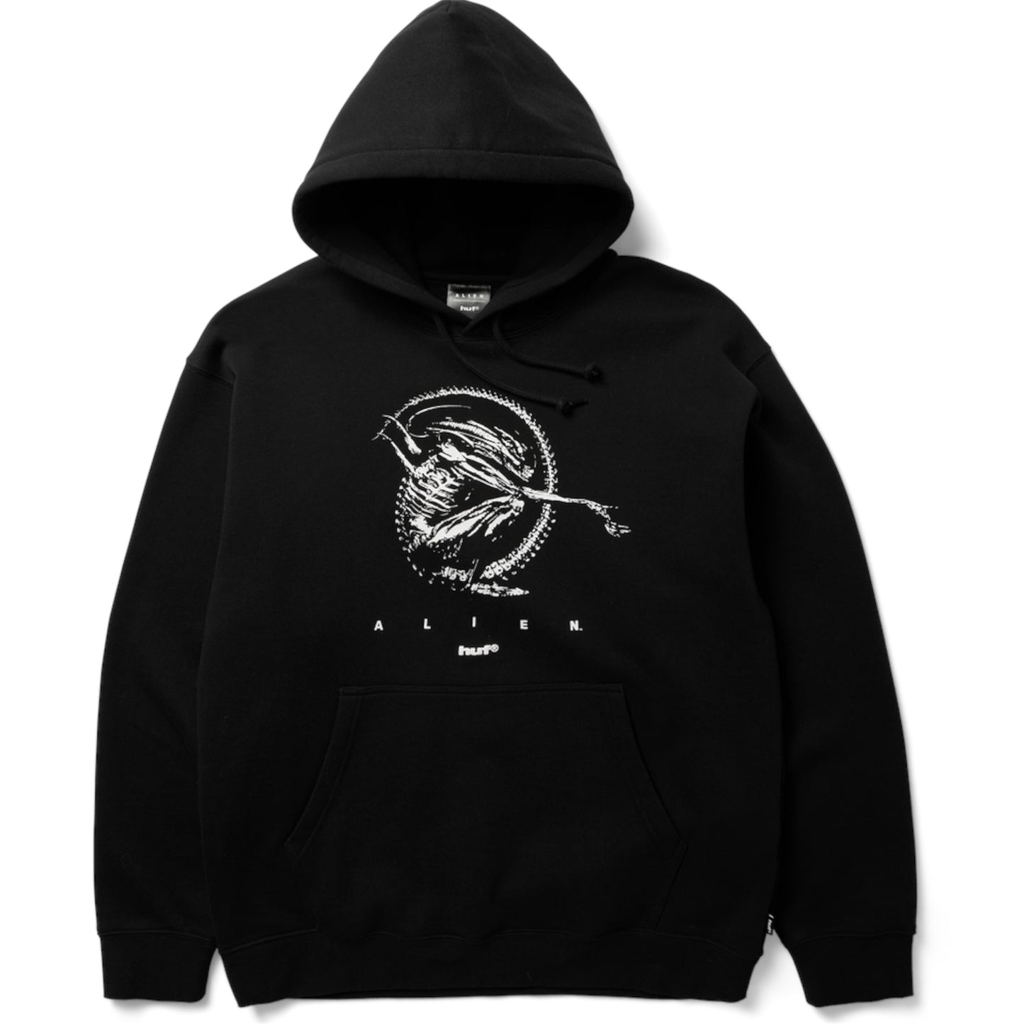HUF FOSSILIZED PO HOODIE BLACK