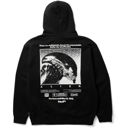 HUF FOSSILIZED PO HOODIE BLACK