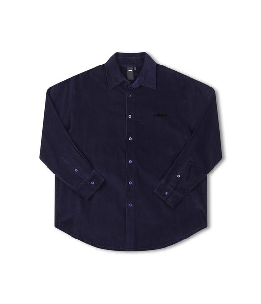 FORMER VIVIAN CORD LONGSLEEVE SHIRT NAVY