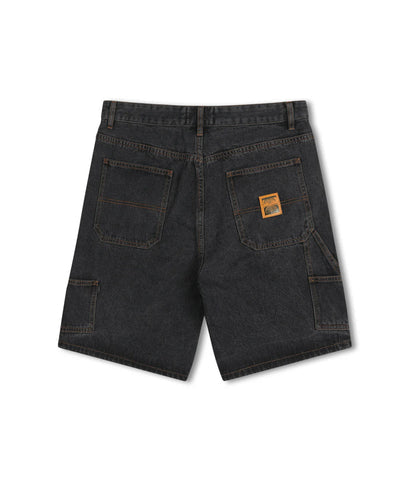 FORMER VT DISTEND DENIM WALKSHORT WASHED BLACK