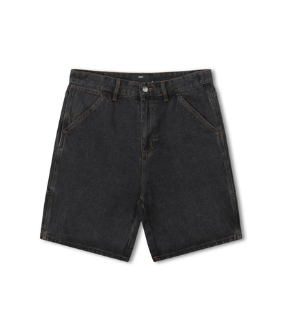 FORMER VT DISTEND DENIM WALKSHORT WASHED BLACK