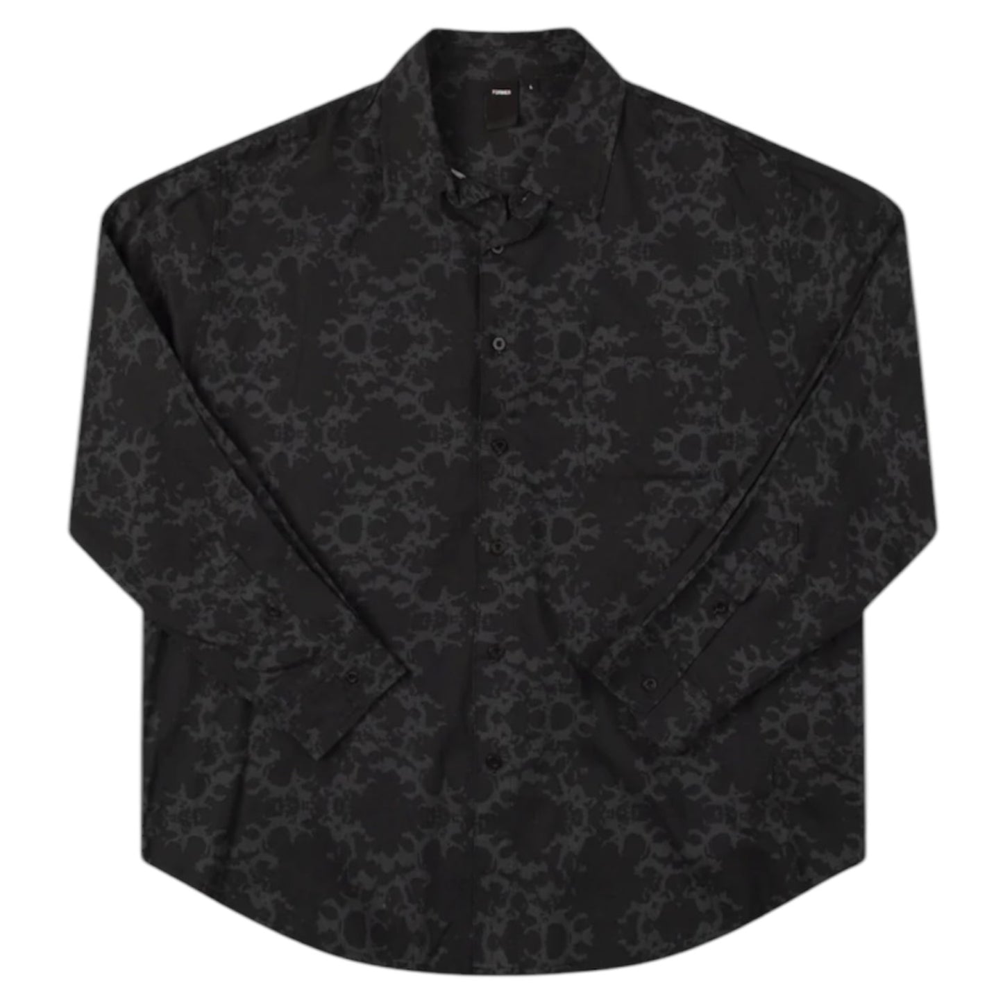 FORMER VIVIAN ORNATE LONGSLEEVE SHIRT BLACK/GREY