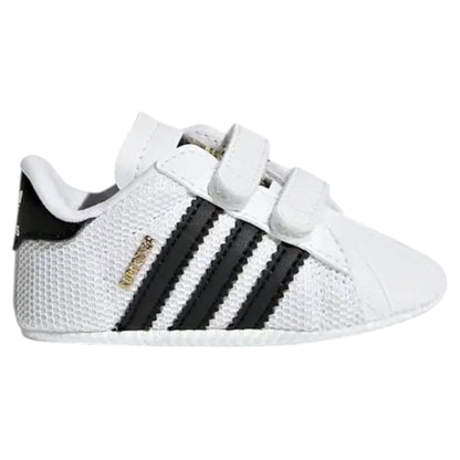 ADIDAS SUPERSTAR CRIB WHITE BLACK WHITE