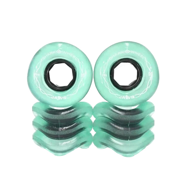 SHARK WHEELS JAWS TRANSPARENT EMERALD 54MM 78A