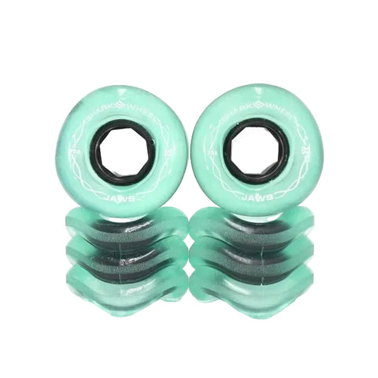 SHARK WHEELS JAWS TRANSPARENT EMERALD 54MM 78A