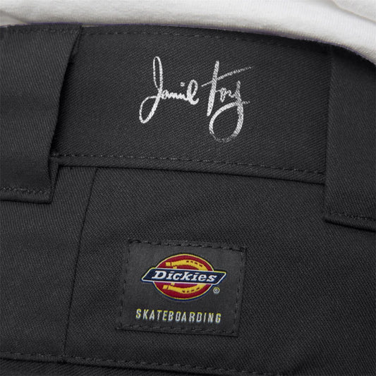 DICKIES JAMIE FOY LOOSE STRAIGHT TWILL PANT BLACK