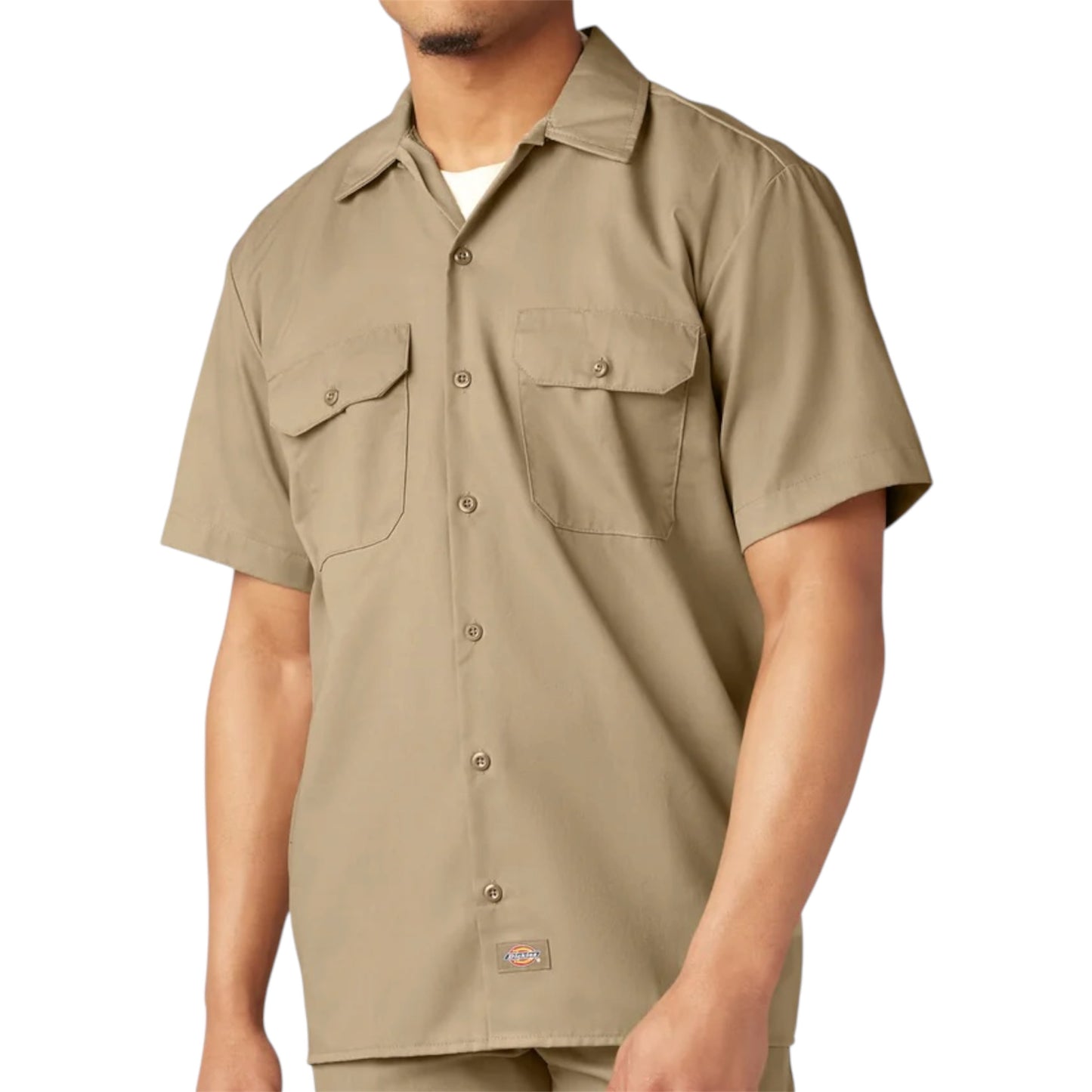 DICKIES SHORT SLEEVE WORK SHIRT DESERT SAND