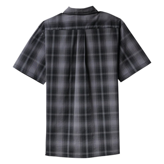 DICKIES SHORT SLEEVE PLAID WORK SHIRT BLACK