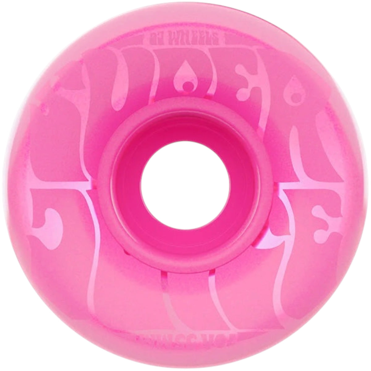 OJ WHEELS BUBBLE GUM MINI SUPER JUICE TRANSPARENT PINK 78a 55mm