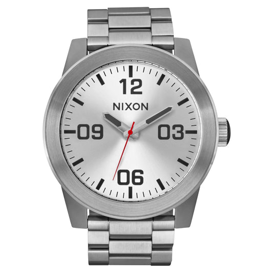 NIXON CORPORAL SS WHITE/SILVER