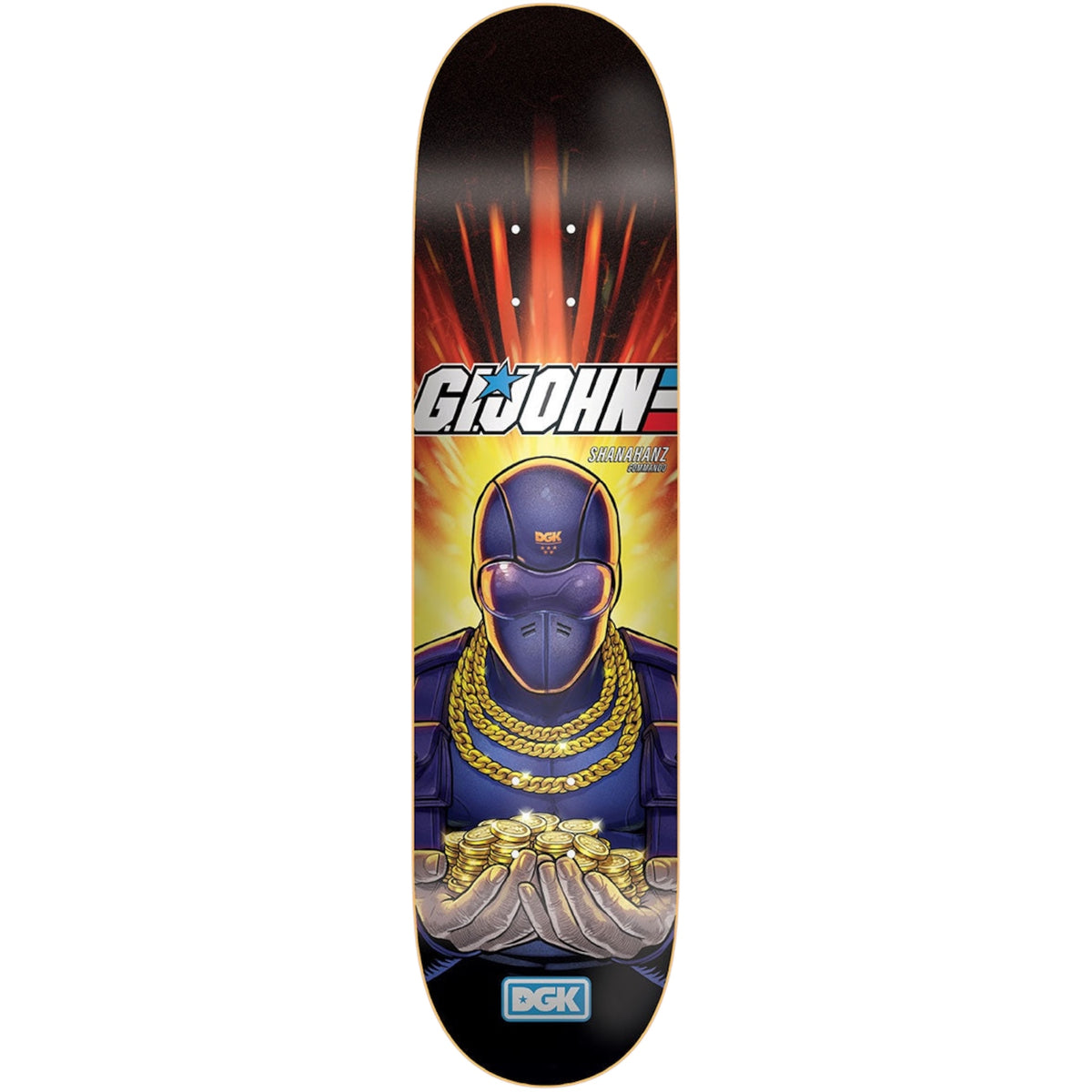 DGK SHANAHA SNAKE DECK 8.06