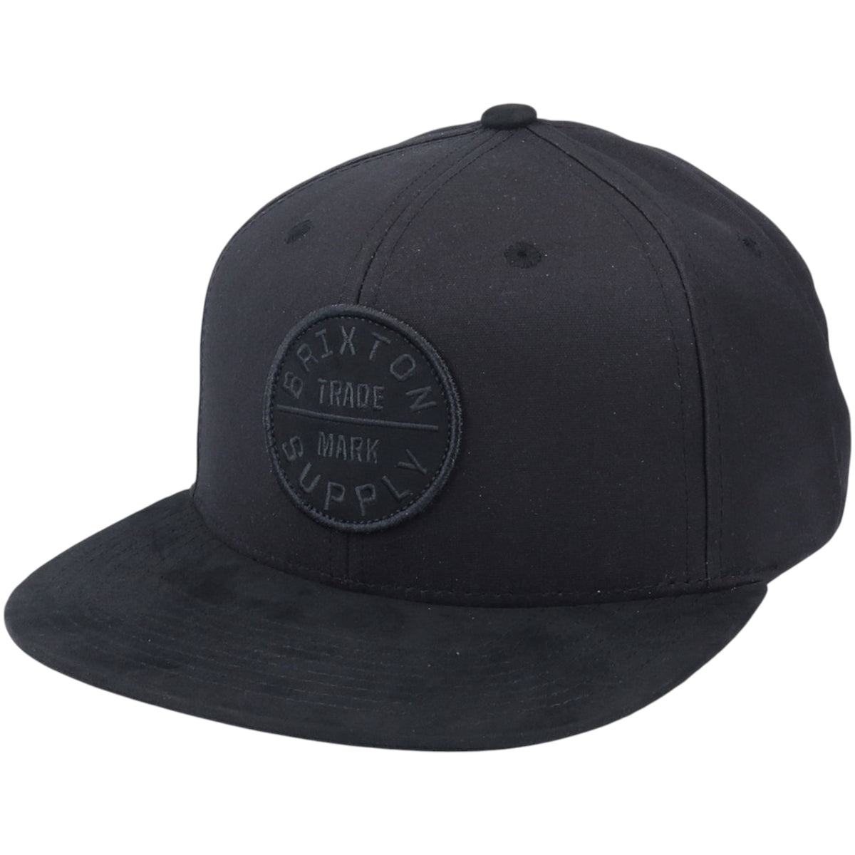 BRIXTON OATH III SNAPBACK HAT BLACK