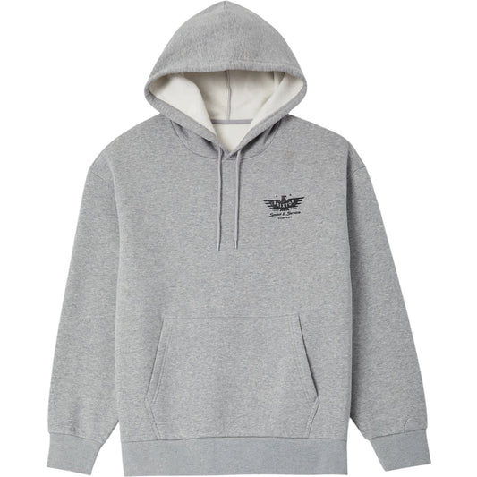 BRIXTON EWING HOOD HEATHER GREY
