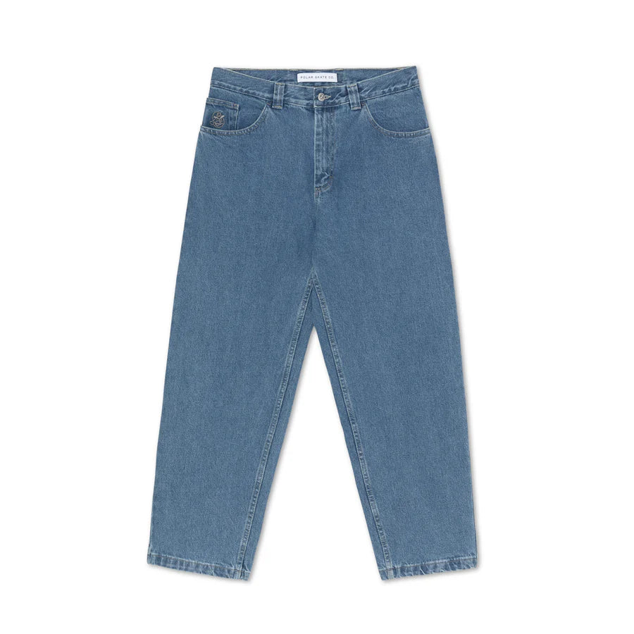 POLAR 93! DENIM PANTS MID BLUE