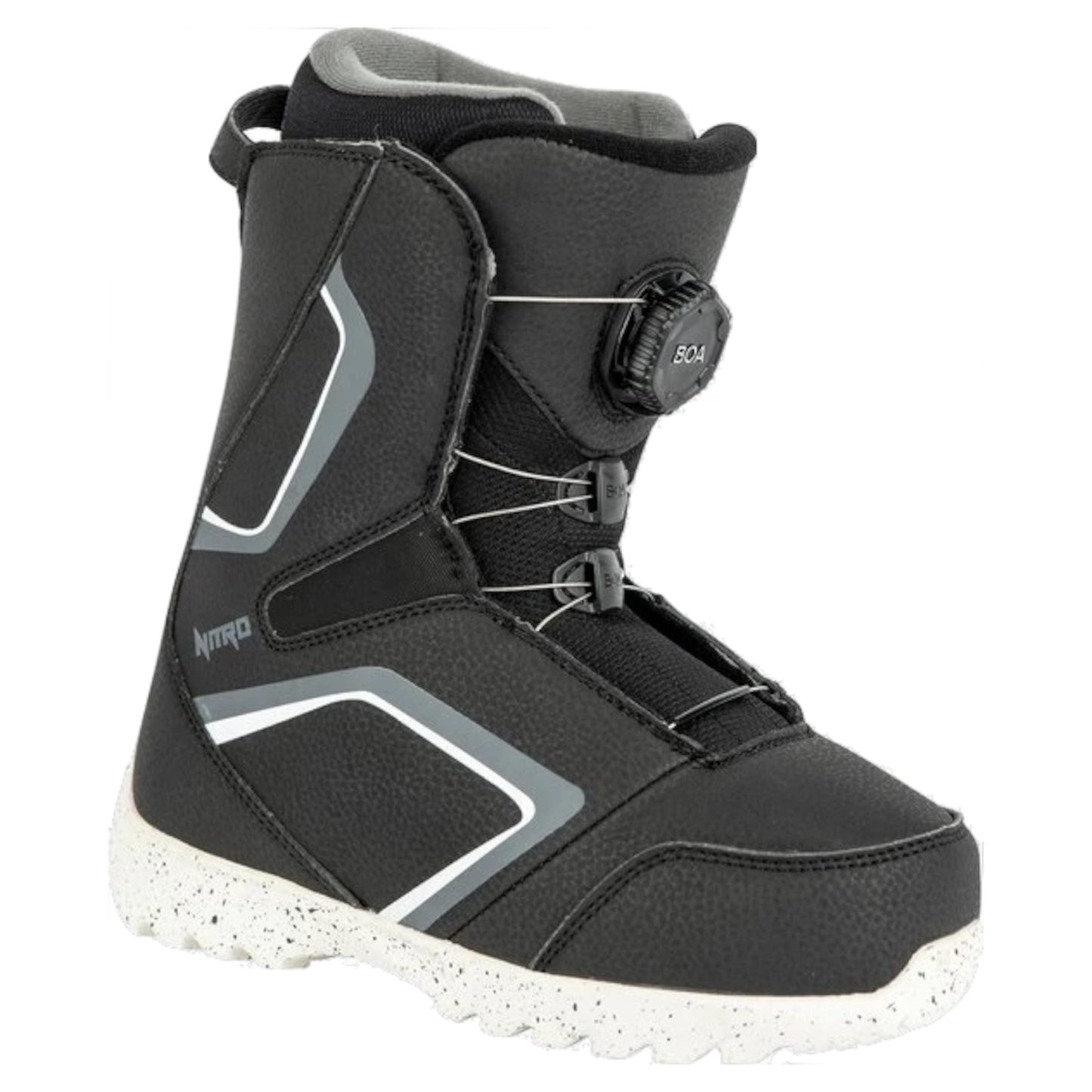 NITRO DROID BOA BLACK WHITE CHARCOAL BOOT 2024