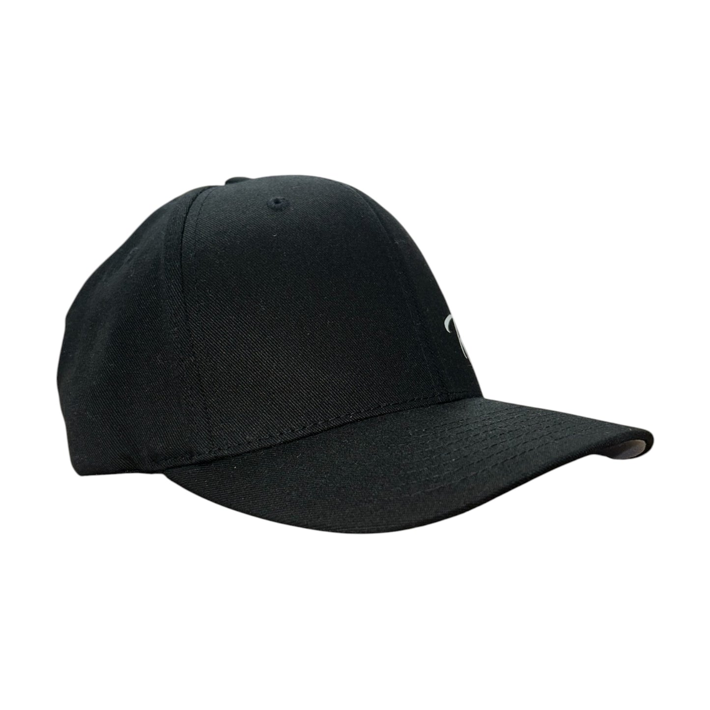 RUMOR SCRIPT FLEXFIT BLACK WHITE HAT