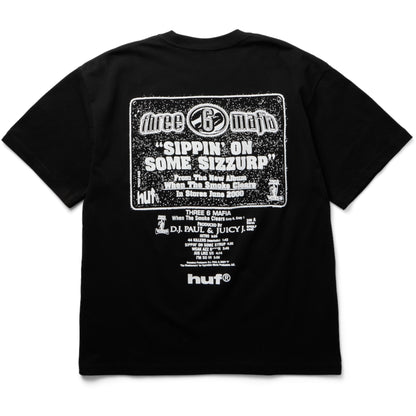 HUF SIZZURP TEE BLACK