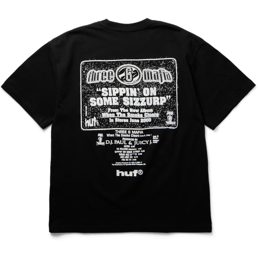 HUF SIZZURP TEE BLACK