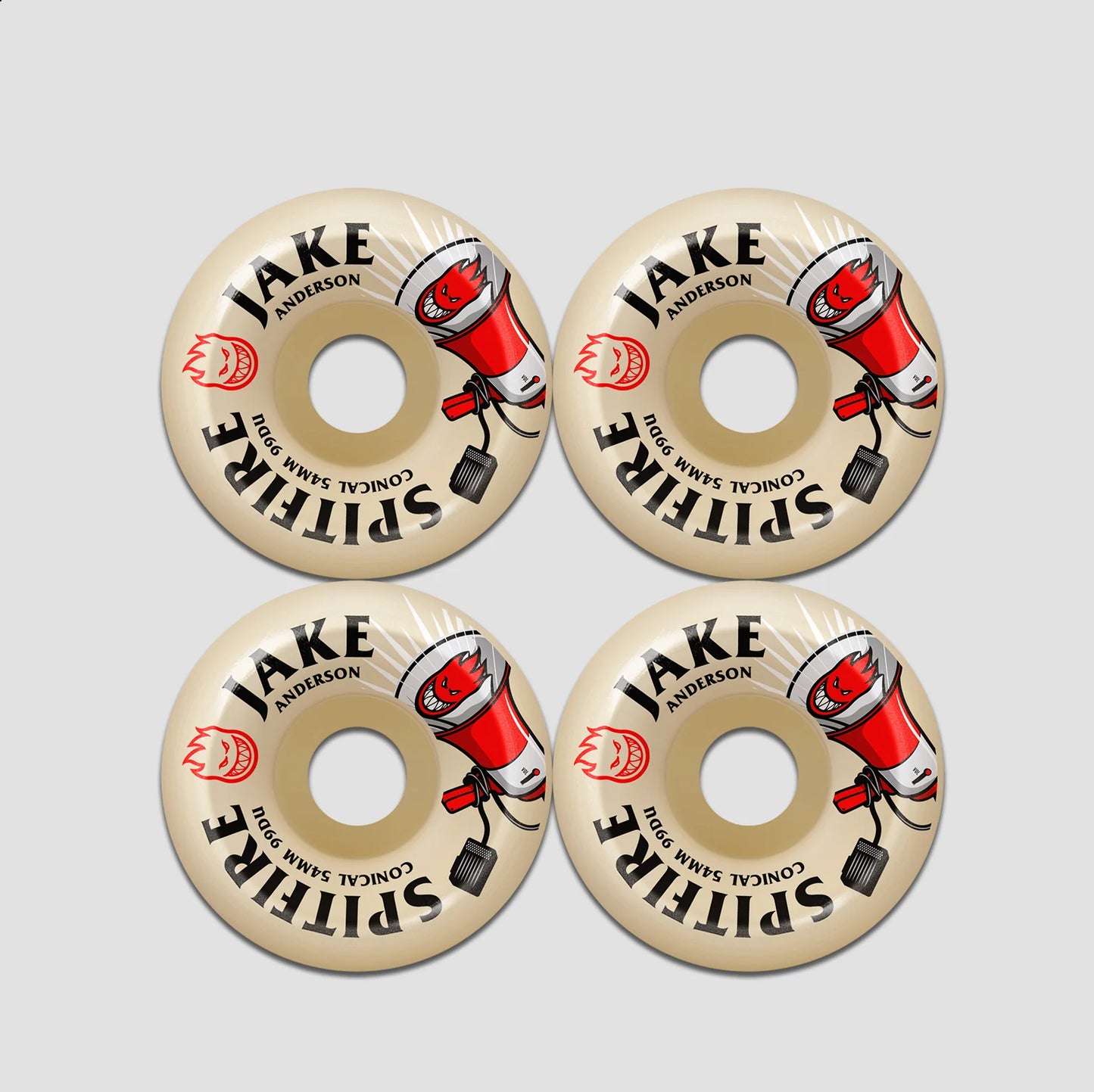 SPITFIRE JAKE ANDERSON BURN SQUAD CONICAL WHEEL 54MM