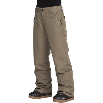VOLCOM COLDFRONT INSULATED BAGGY SNOW PANT TEAK