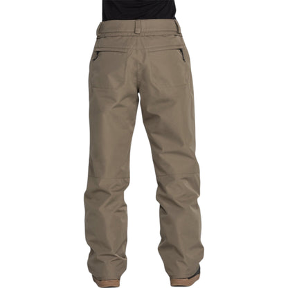 VOLCOM COLDFRONT INSULATED BAGGY SNOW PANT TEAK