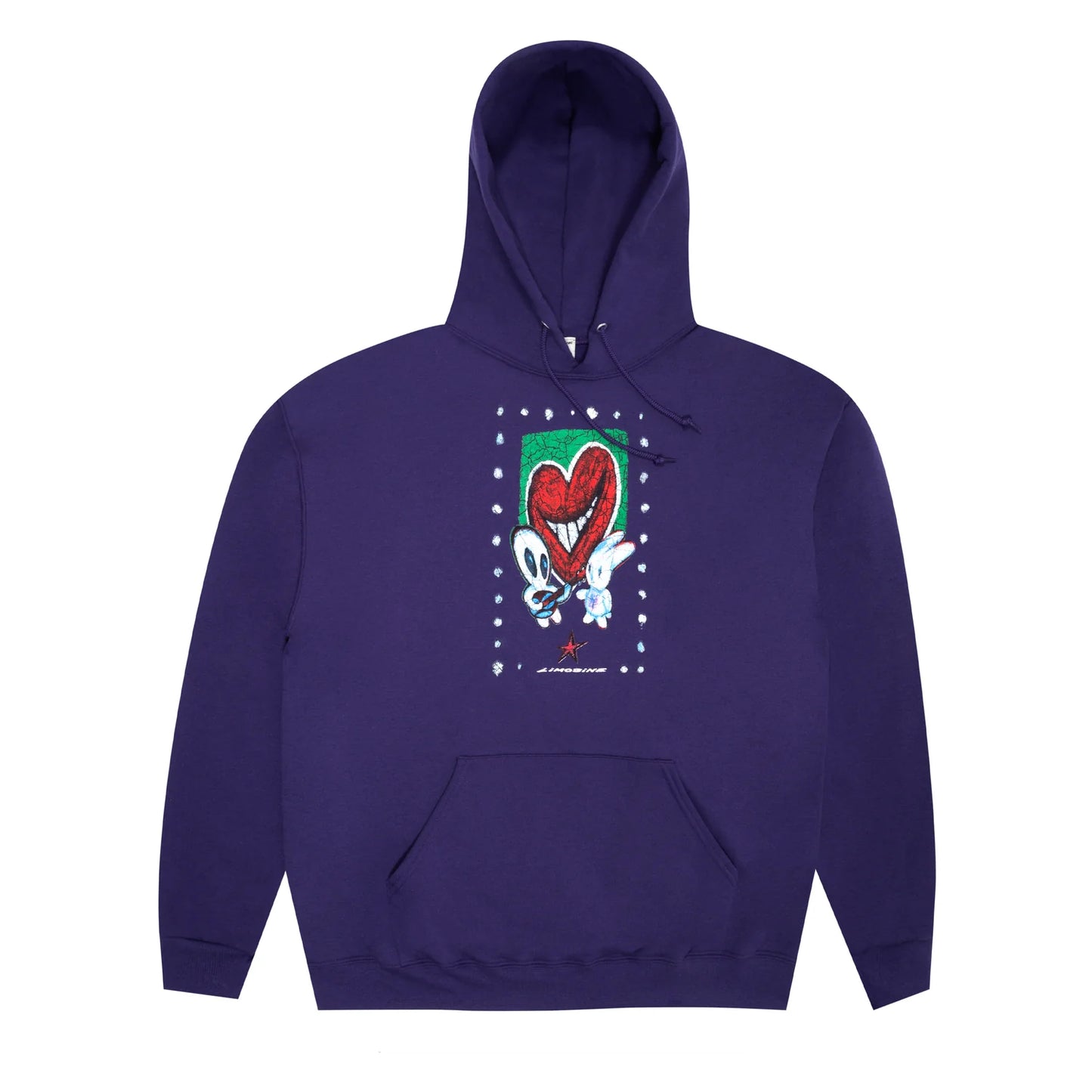 LIMOSINE HEART THROB HOODIE DARK PURPLE