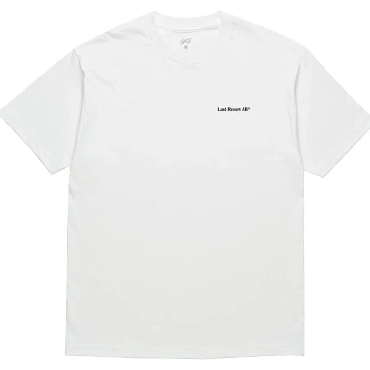 LAST RESORT ATLAS MONOGRAM SS TEE WHITE BLACK