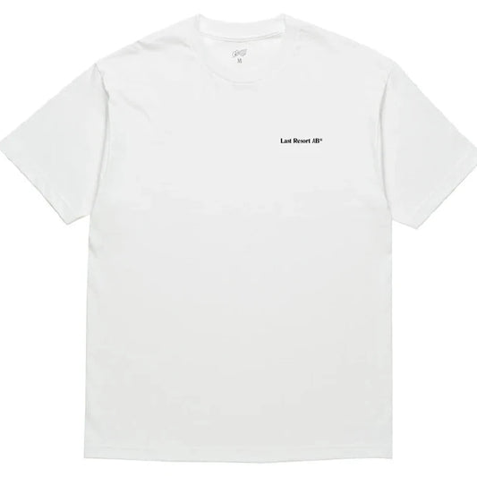 LAST RESORT ATLAS MONOGRAM SS TEE WHITE BLACK