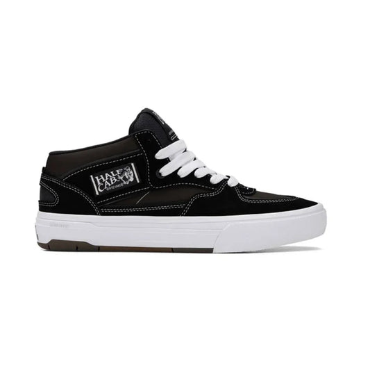 VANS SKATE HALF CAB WAFFLECUP BLACK WHITE