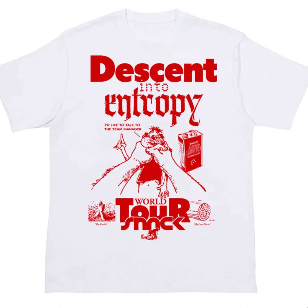 SNACK TEAM MANAGER TEE WHITE