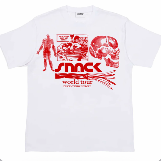 SNACK TEAM MANAGER TEE WHITE