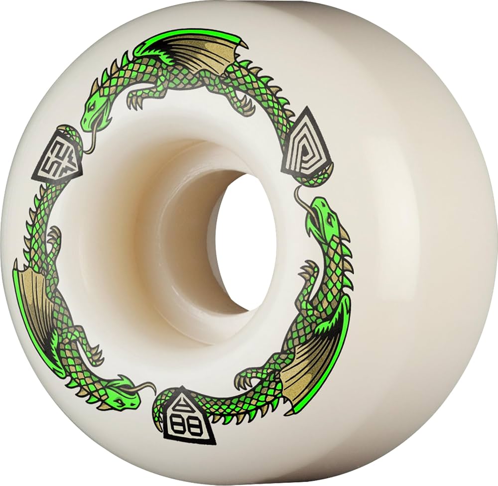 POWELL PERALTA DRAGON FORUMLA WHEELS V1 88A GREEN